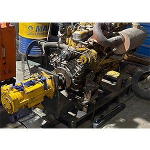 Komatsu PC-1250-7 Hydraulic Pump Testing